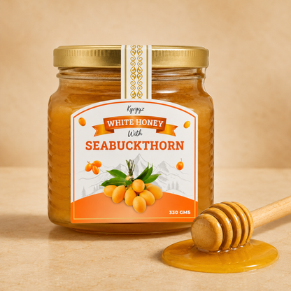 White Honey with Seabuckthorn